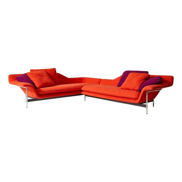 Esosoft Sofas by Antonio Citterio for Cassina, 2022, Set of 2 For Sale