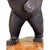 Late 20th Century Rare Rustic Carved Wooden Standing Bear Lamp With Intricate Details For Sale - Image 13 of 15