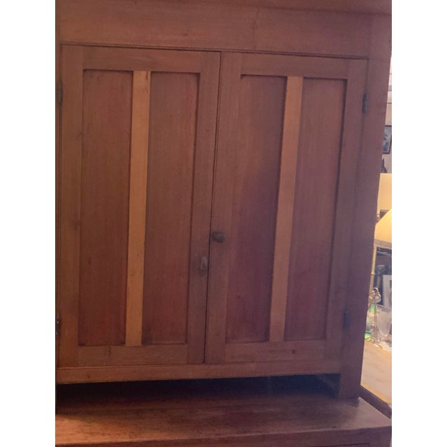 Antique Primitive Step Back Walnut Cupboard For Sale In Naples, FL - Image 6 of 15