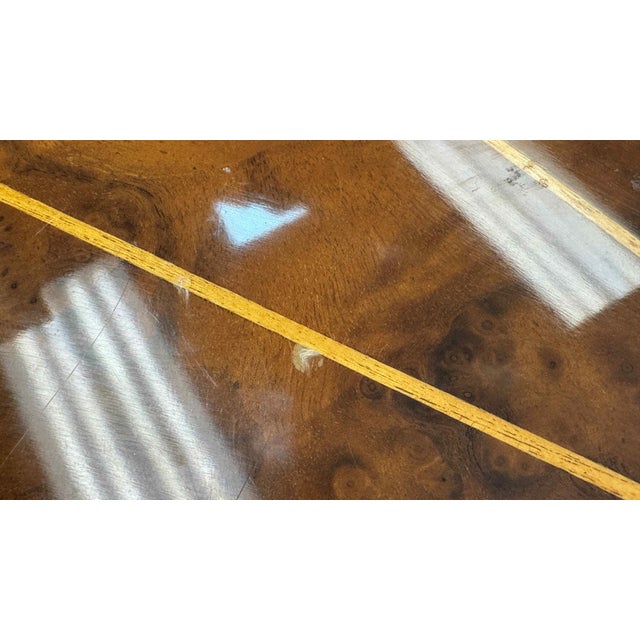 Maitland Smith Marquetry Inlaid Occasional Round Side Table For Sale - Image 12 of 14