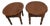 Vintage Wood End Table Oval by Broyhill One Drawer Set of 2 For Sale