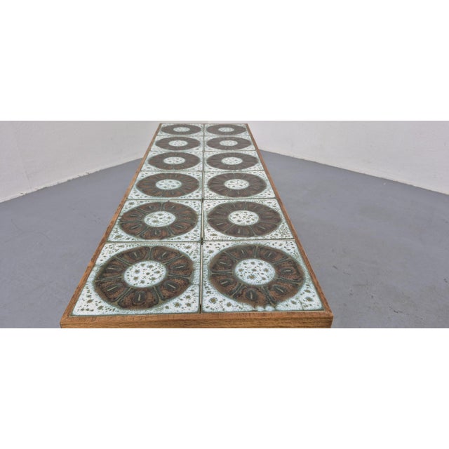 Ceramic and Wood Coffee Table, Germany,1960s For Sale - Image 10 of 14