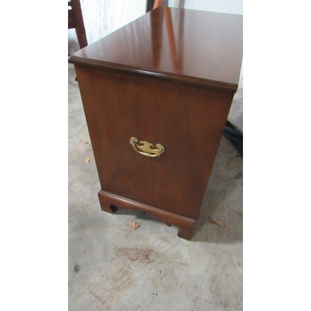 Brown Kittinger Four Drawer Bachelors Chest Dresser For Sale - Image 8 of 8