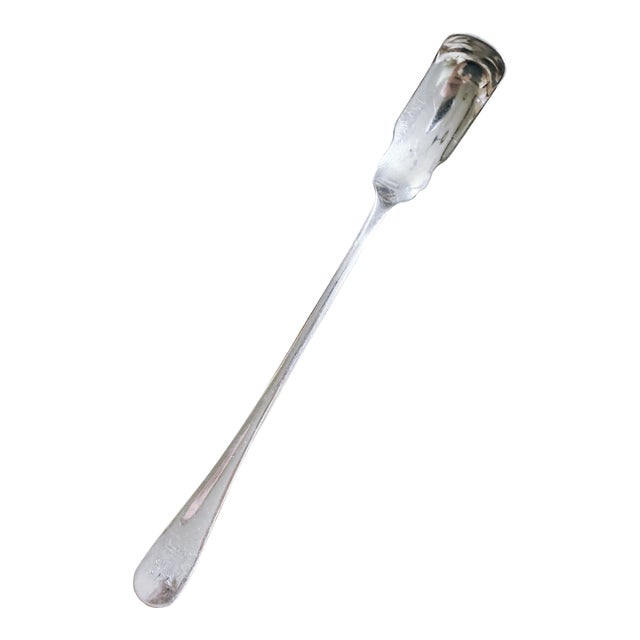 Antique Silver Plated Horseradish Spoon From the Parker House Hotel Boston For Sale