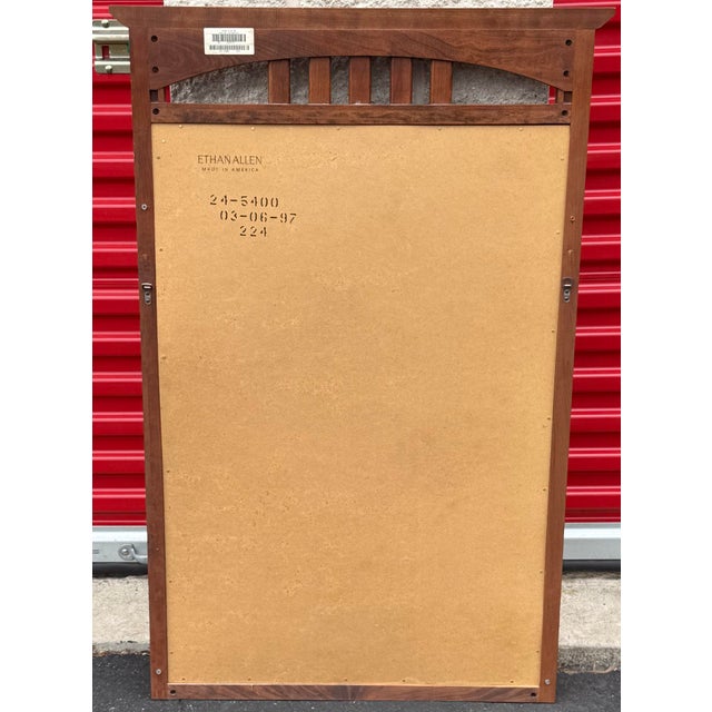 Ethan Allen American Impressions Cherry Wall Mirror For Sale In New York - Image 6 of 7