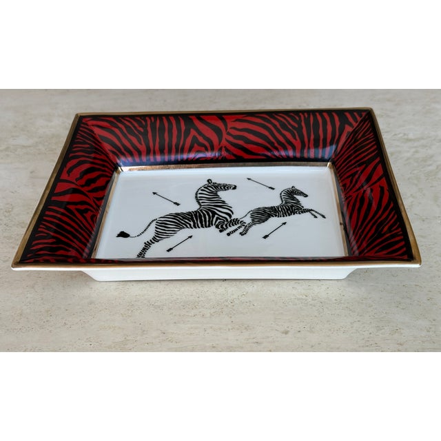 The House of Scalamandre Scalamandre Zebra Dish Catchall For Sale - Image 4 of 6