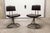 French Army industrial office chair from the 1950s. These swivel chairs are height-adjustable. They have an industrial or...