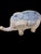 Chinoiserie Vintage Blue White Chinoiserie Miniature Delft Style Elephant Room Decor Statues- Set 4 For Sale - Image 3 of 7