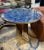Lapis Lazuli and Bronze Pedestal Table For Sale - Image 4 of 6
