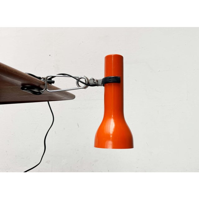 1960s Mid-Century Modern Space Age Clamp Table Lamps by SLZ Team for Swiss Lamps International, 1960s For Sale - Image 5 of 15
