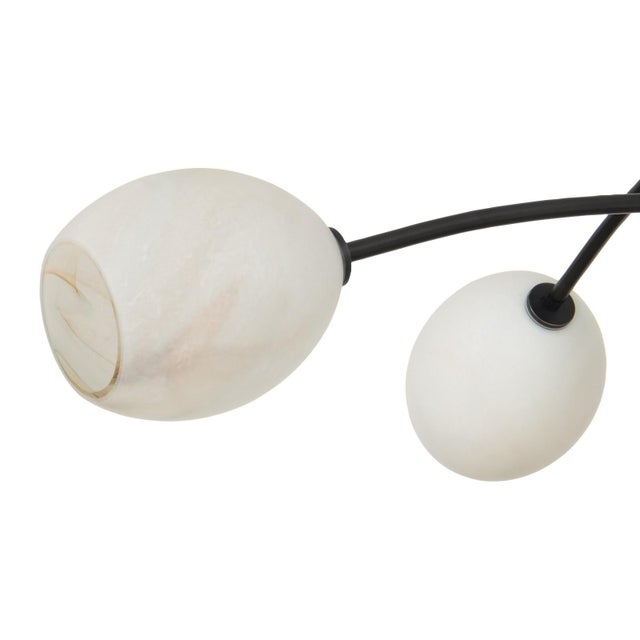 2020s Regina Andrew Artemis Mobile Chandelier, Oil Rubbed Bronze with Alabaster Glass For Sale - Image 5 of 8