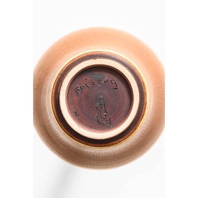 Scandinavian Modern Vase in Ceramic by Berndt Friberg, 1953 For Sale - Image 3 of 6