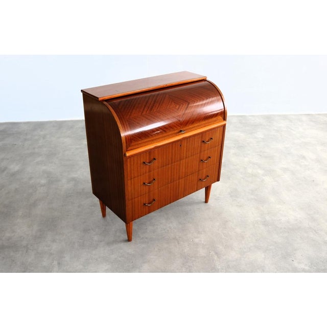 Wood Vintage Secretary Desk, Sweden, 1960s For Sale - Image 7 of 11