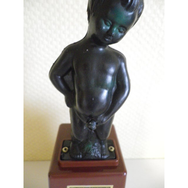 Vintage Garnier Liqueur Bottle from Enghien and Masterpiece Bottle from Manneken Pis, Set of 2 For Sale - Image 16 of 18