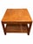 1960s Jack Cartwright for Founders Mid-Century Modern Walnut Side Tables With Cane Shelves - A Pair For Sale - Image 5 of 7