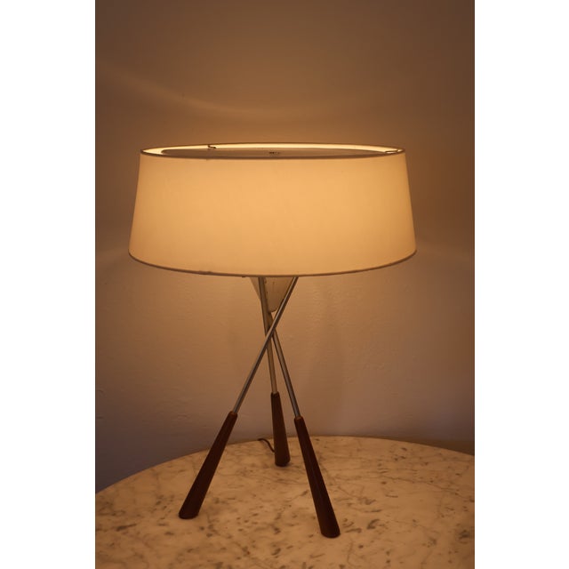 Vintage 1960s Gerald Thurston for Lightolier Table Lamp For Sale - Image 14 of 16