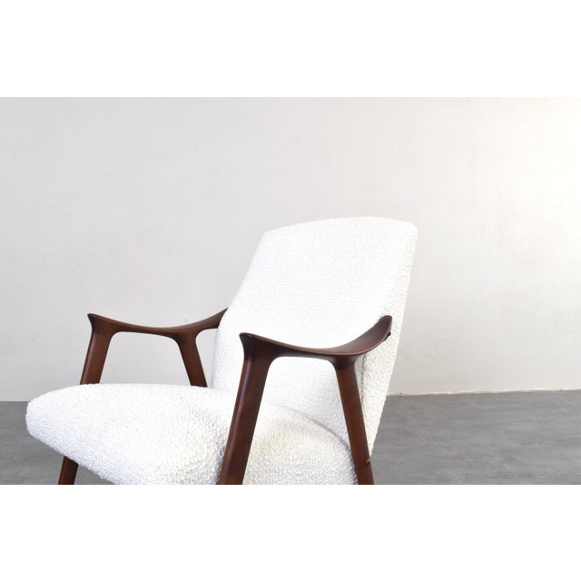 Mid-Century Modern Teak and Bouclé Tenor Chair from Møre Lenestolfabrikk, 1960s For Sale - Image 9 of 12