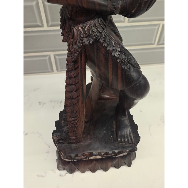Vintage Mid-Century Balinese Modernist Multi-Armed Deity – Bima Brothers Provenance For Sale - Image 10 of 12