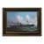 British Steamship, Oil on Canvas Provenance: The Susie Hilfiger Collection For Sale