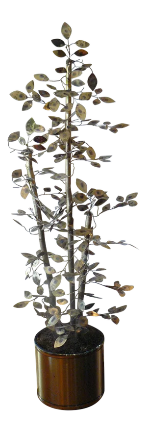 Curtis Jere Style Freestanding Bamboo Tree