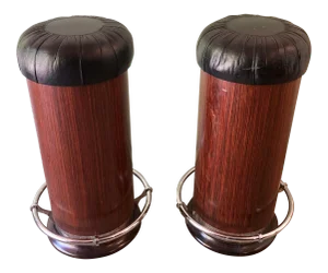 Vintage 1930s Italian Barstools - a Pair
