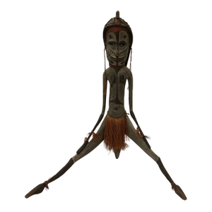 Large Oceanic Ceremonial Female Figure Sculpture