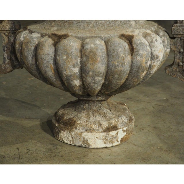 Pair of French Faux Limestone Jardiniere Theater Elements, 20th Century For Sale - Image 16 of 18