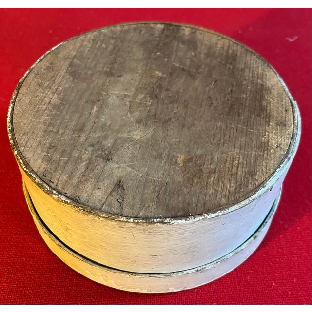 Antique 19th Century American Shaker Paint Decorated Wood Pantry Box in Cream Butter Color For Sale - Image 12 of 12