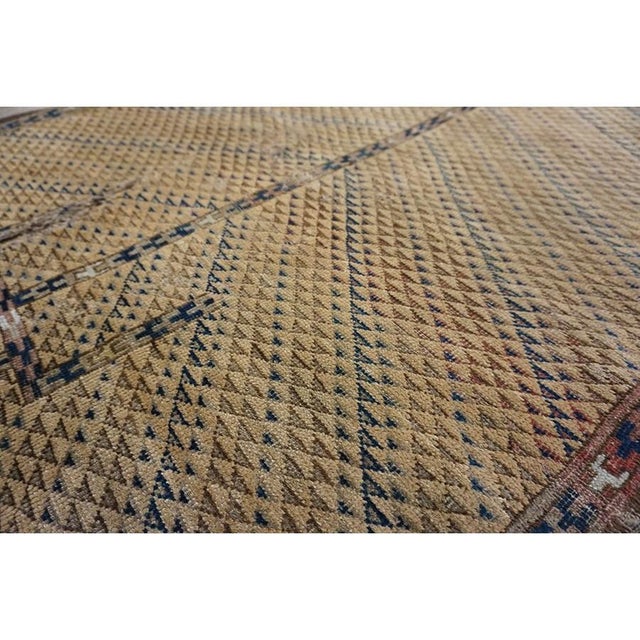 Antique Ersari - Beshir Turkmenistan Brown 1880s Rug, Circa Date: 1880s. This exceptional piece represents the finest...