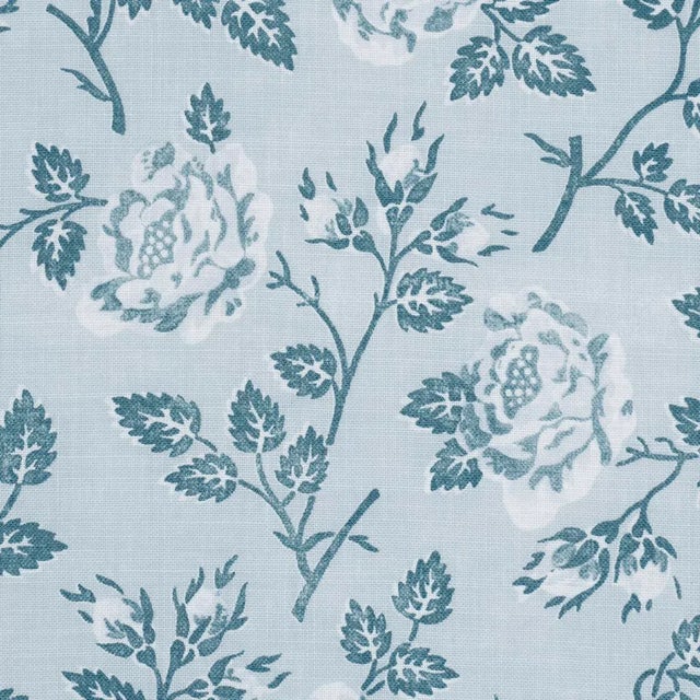 Contemporary SAMPLE - Schumacher x Veere Greeney Lavinia Fabric In Blue For Sale - Image 3 of 4