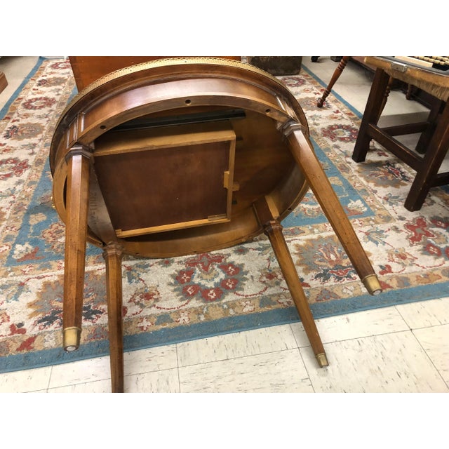 1970s Henredon French-Style Lamp Table For Sale - Image 6 of 7