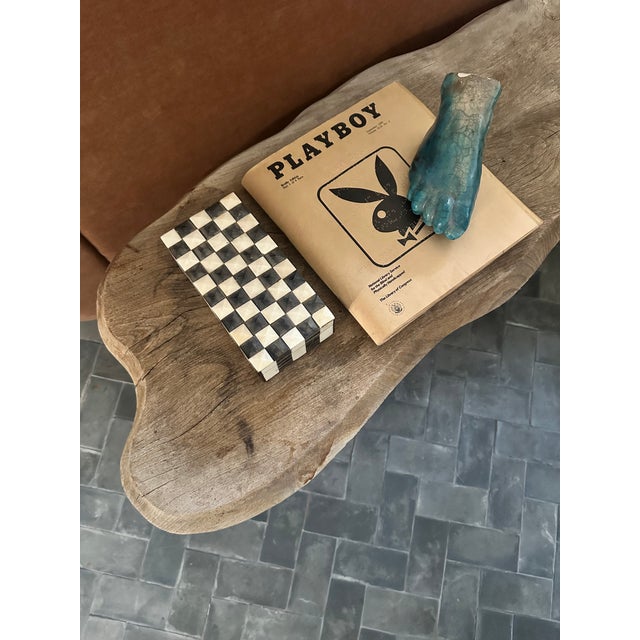 Wood Primitive Wood Bench or Coffee Table For Sale - Image 7 of 7