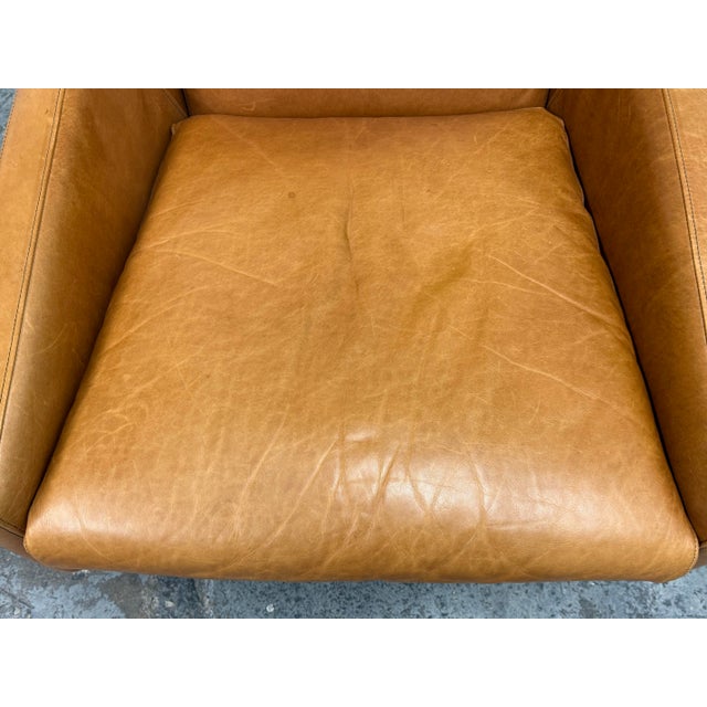 West Elm Austin Lounge Chair + Ottoman, Set For Sale - Image 9 of 12
