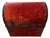 20th Century Red Velvet Dome Top Trunk For Sale