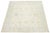 Coastal Artisanal Oushak Style Wool Area Rug: Neutral Ivory With Muted Floral Motifs For Sale - Image 3 of 11