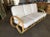 Restored Three-Strand 3/4 Pretzel Arm Rattan 3-Seater Sofa For Sale - Image 9 of 10