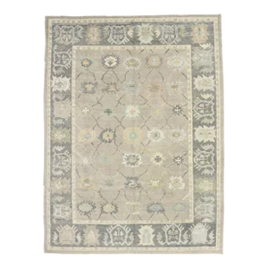 Turkish Oushak Rug - 10'07 X 14'01