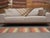 1970s Vintage Handmade Wool Cotton Beige Area Rug For Sale - Image 4 of 11