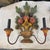 Pair of Carved Wood Fruit Basket Wall Sconces For Sale - Image 4 of 12