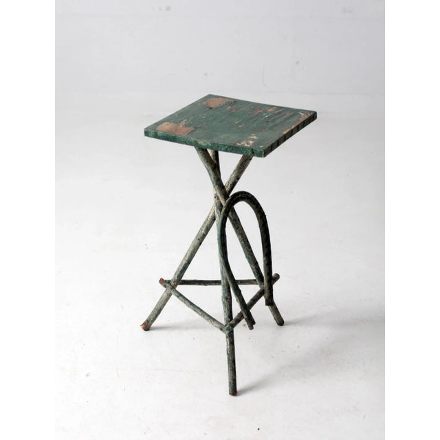 Antique Painted Adirondack Twig Table For Sale - Image 12 of 12