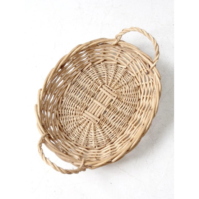 Vintage Wicker Basket For Sale - Image 12 of 13