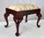 Henkel Harris Vintage Henkel Harris Attributed Queen Anne Style Mahogany Footstool For Sale - Image 4 of 15