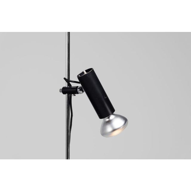 Black Model 1055 Floor Lamps attributed to Gino Sarfatti for Arteluce, Italy, 1955, Set of 2 For Sale - Image 6 of 17