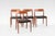 Model 75 Dining Chairs by Niels Otto Møller for J.L. Møller Mobelfabrik, Denmark, 1960s, Set of 4 For Sale - Image 6 of 6