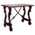 19th Century Ebonized Baroque Spanish Side Table with Lyre Legs For Sale - Image 15 of 18