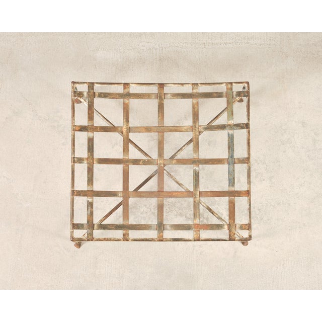 Mario Papperzini Amalfi Iron Garden Lounge Chair + Ottoman For Sale - Image 18 of 18