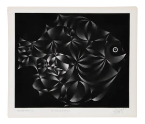 Mario Avati, Le Poisson Magique, Mezzotint