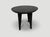 Andrianna Shamaris Minimalist Charred Round Side Table For Sale - Image 4 of 18