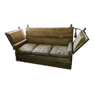 Late 19th Century English Knole Sofa For Sale
