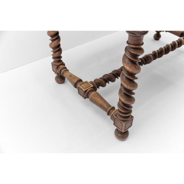 French Barley Twist Writing Desk For Sale - Image 9 of 17
